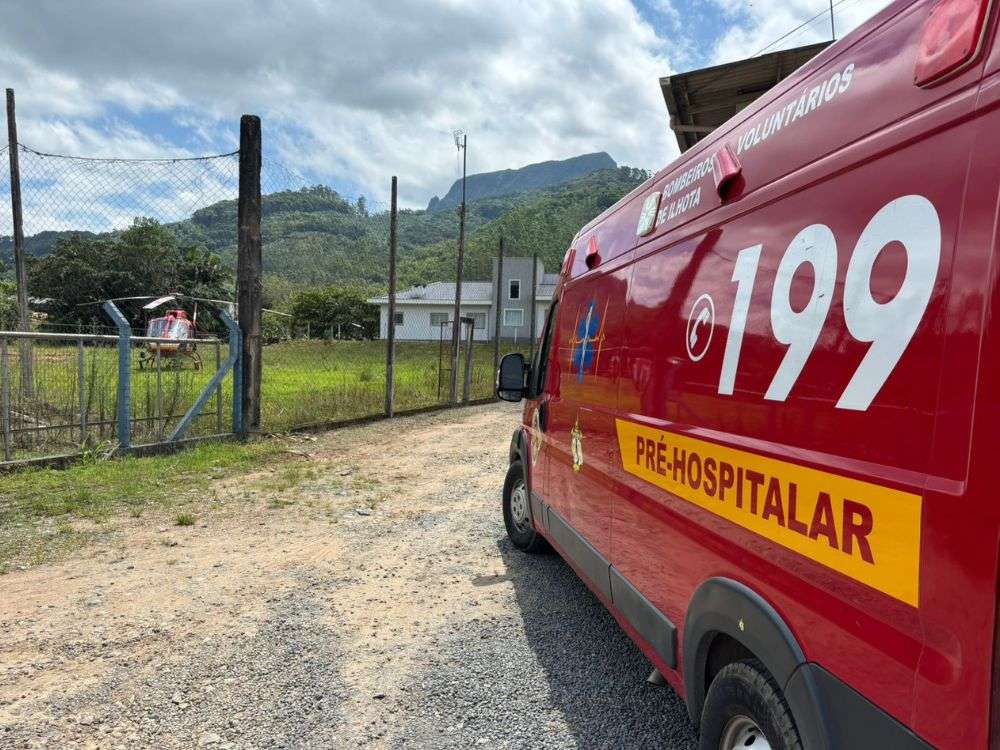 Criança é socorrida após ingestão de soda cáustica em Ilhota