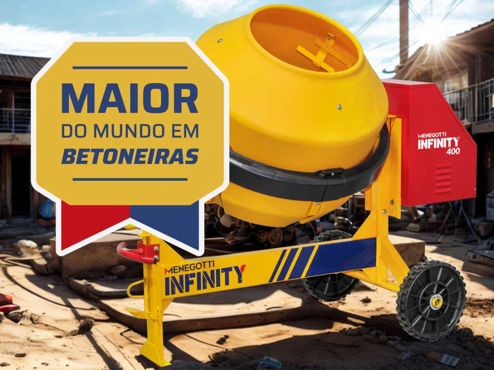Produtos do Grupo Menegotti passam a receber selo de maior fabricante de betoneiras do mundo