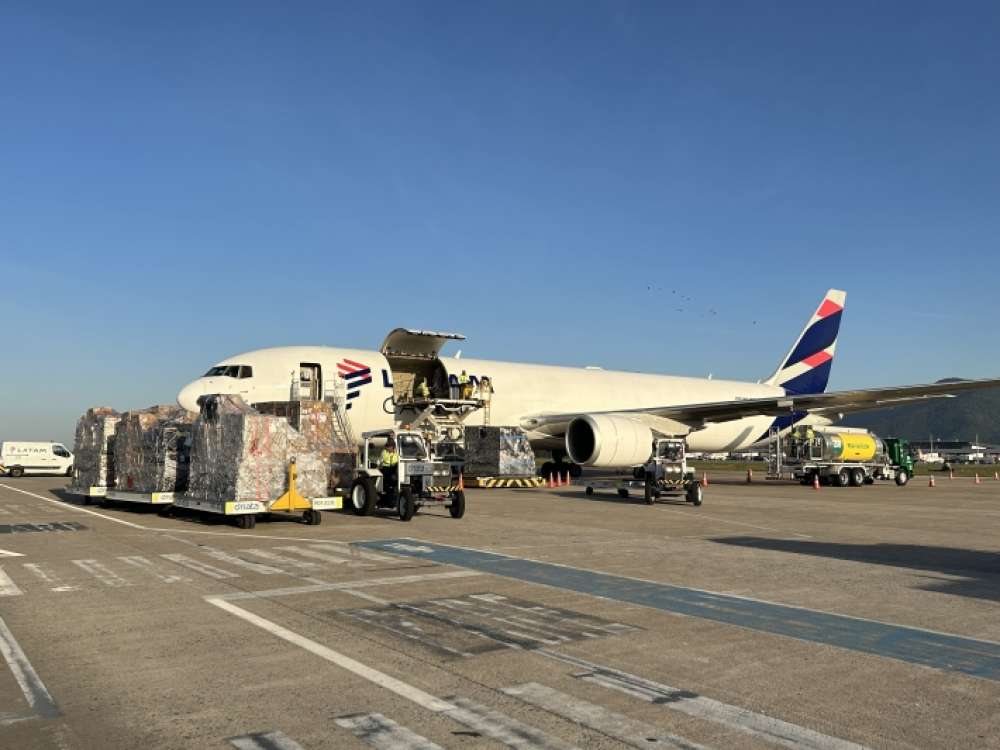 Transporte aéreo de cargas cresce 23,6% em Santa Catarina no primeiro trimestre