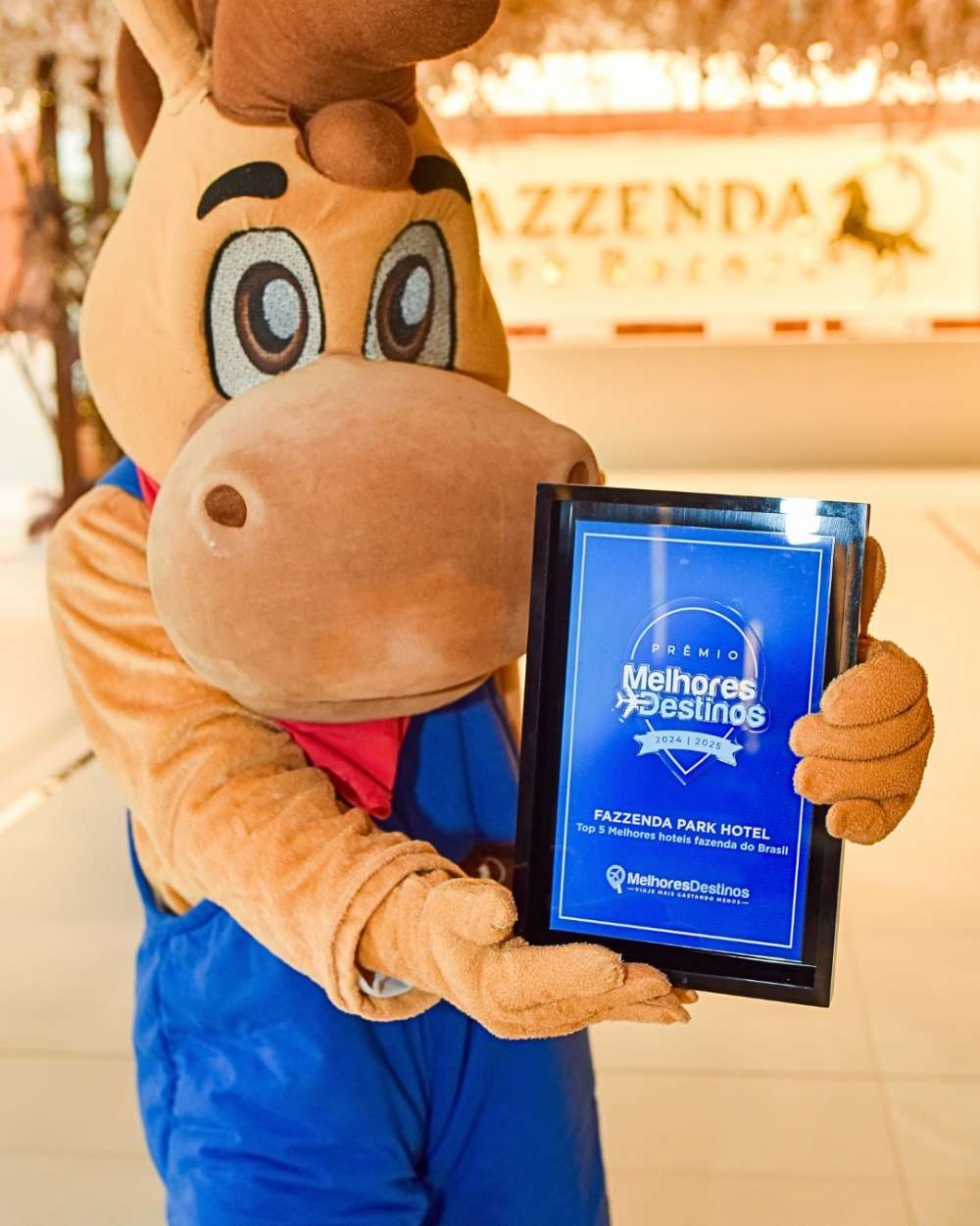 Fazzenda Park Resort é reconhecido em prêmio nacional