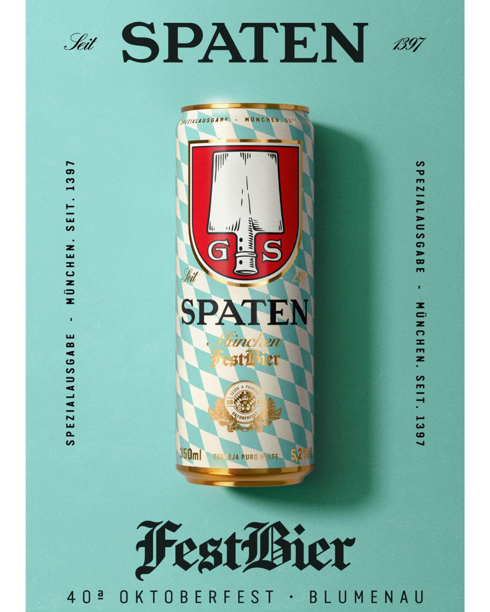 Spaten lança cerveja exclusiva para celebrar a 40ª Oktoberfest de Blumenau