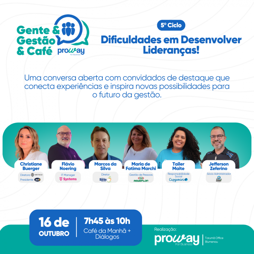Dificuldades em desenvolver lideranças é tema de encontro em Blumenau