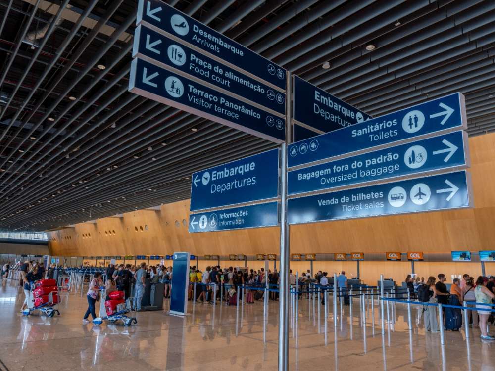 Floripa Airport projeta verão recorde com 38% dos passageiros vindos de voos internacionais