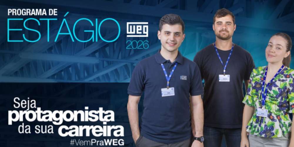 Programa de estágio da WEG tem inscrições abertas para 2026