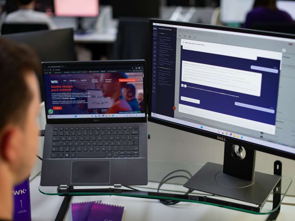 WK lança IA especialista para empoderar as pessoas no uso do seu ERP