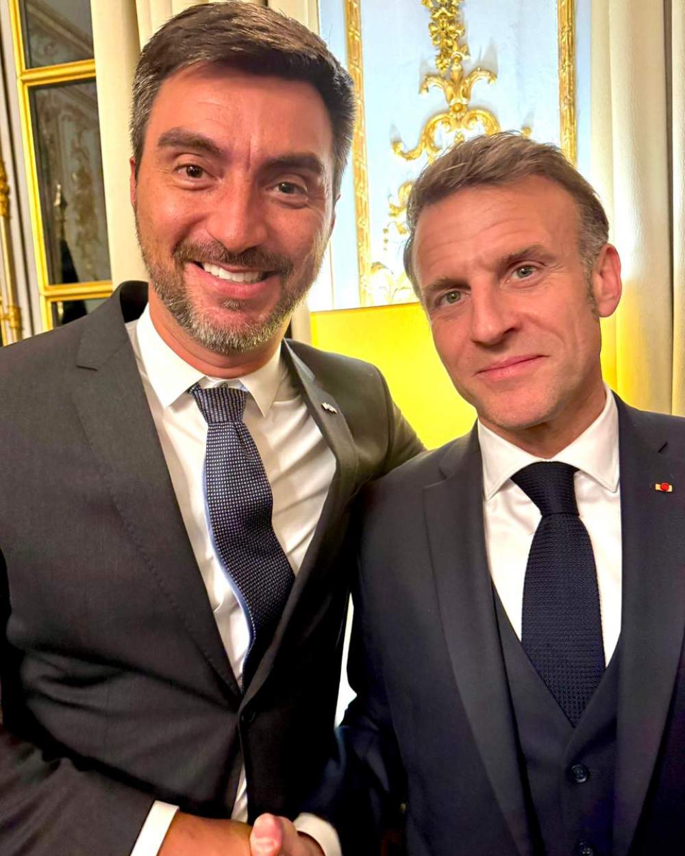 Felippe Prates, CEO da Novalogic, participa de encontro com Emmanuel Macron em missão empresarial na França 