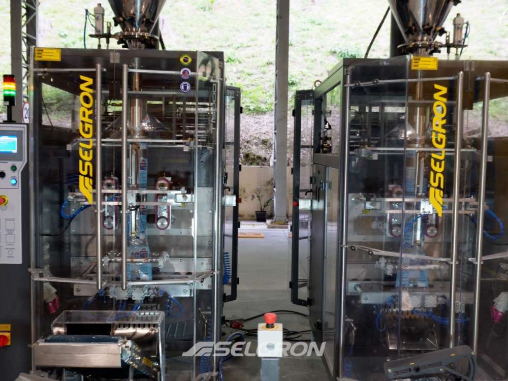 Sistema desenvolvido pela Selgron reduz consumo de filme plástico em linha de produção alimentícia