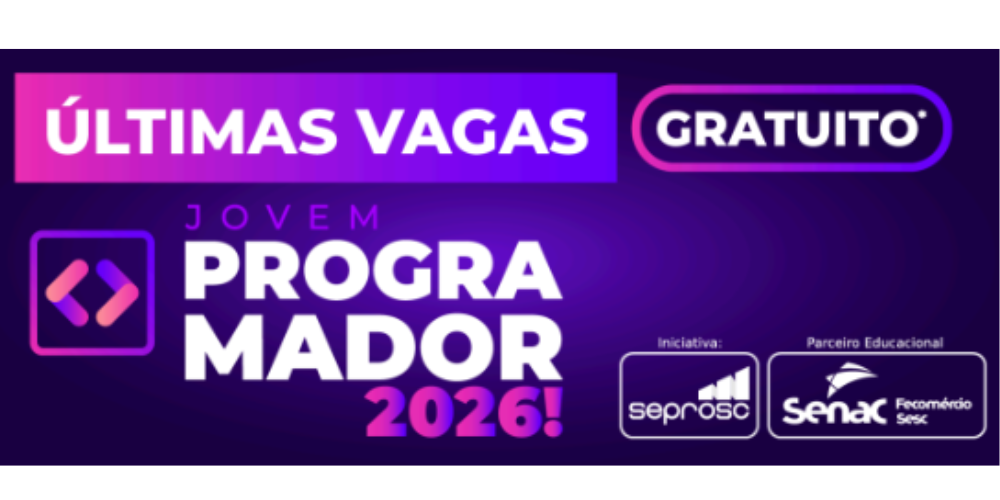 Jovem Programador 2026 entra na reta final de inscrições e já ultrapassa 4.400 inscritos em SC