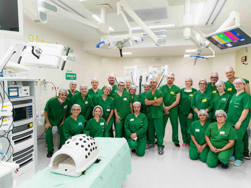 Hospital Unimed Chapecó realiza primeira cirurgia robótica da região