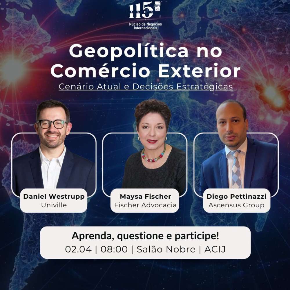 Painel de Comércio Exterior reúne especialistas em Joinville