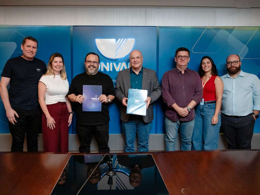 Univali e Crea-SC firmam acordo para sala parceira