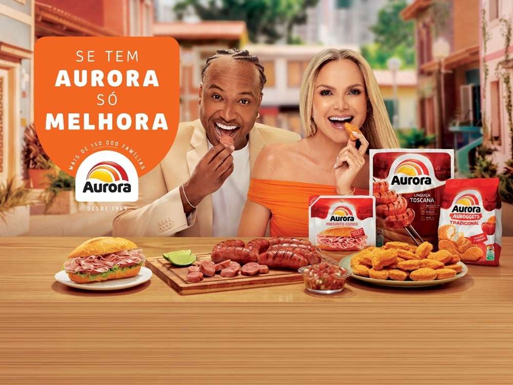 Marca Aurora apresenta novo posicionamento em campanha com Eliana e Thiaguinho