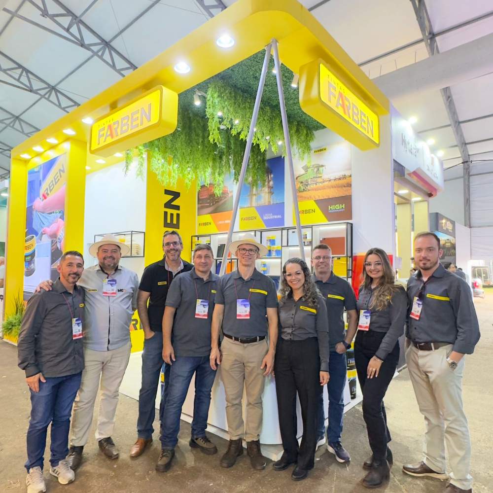 Tintas Farben apresenta nova linha de tintas industriais na Agrishow 2026