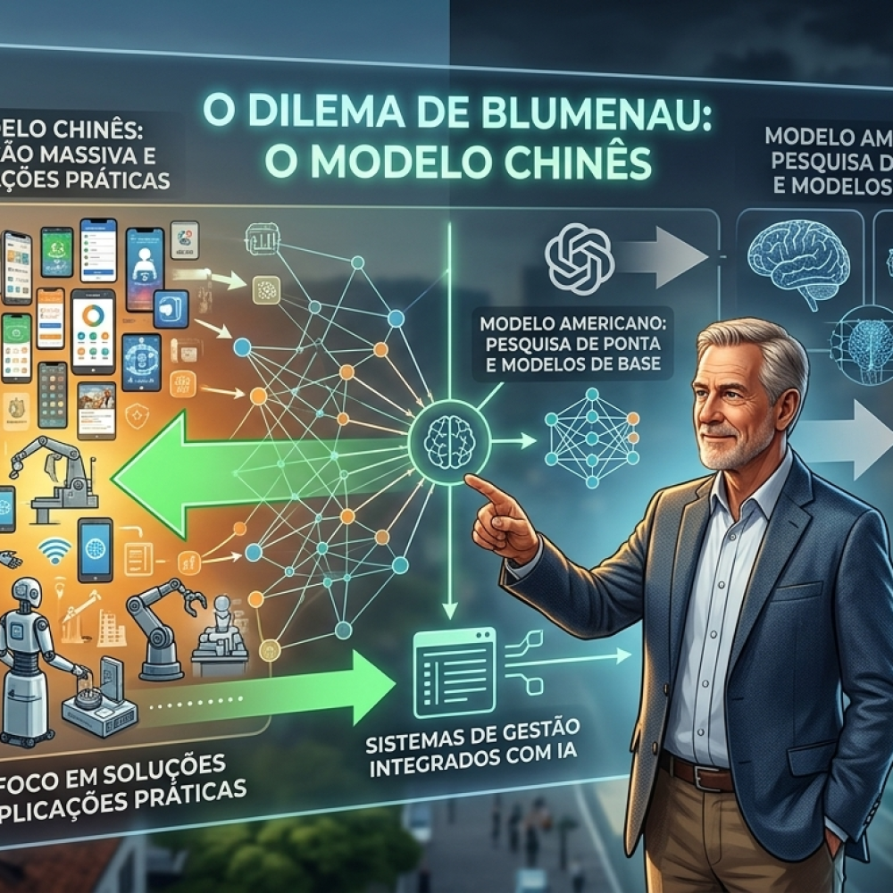 Sistemas de Gestão e o Advento da IA: O Dilema de Blumenau entre a Abordagem Americana e a Solução Chinesa