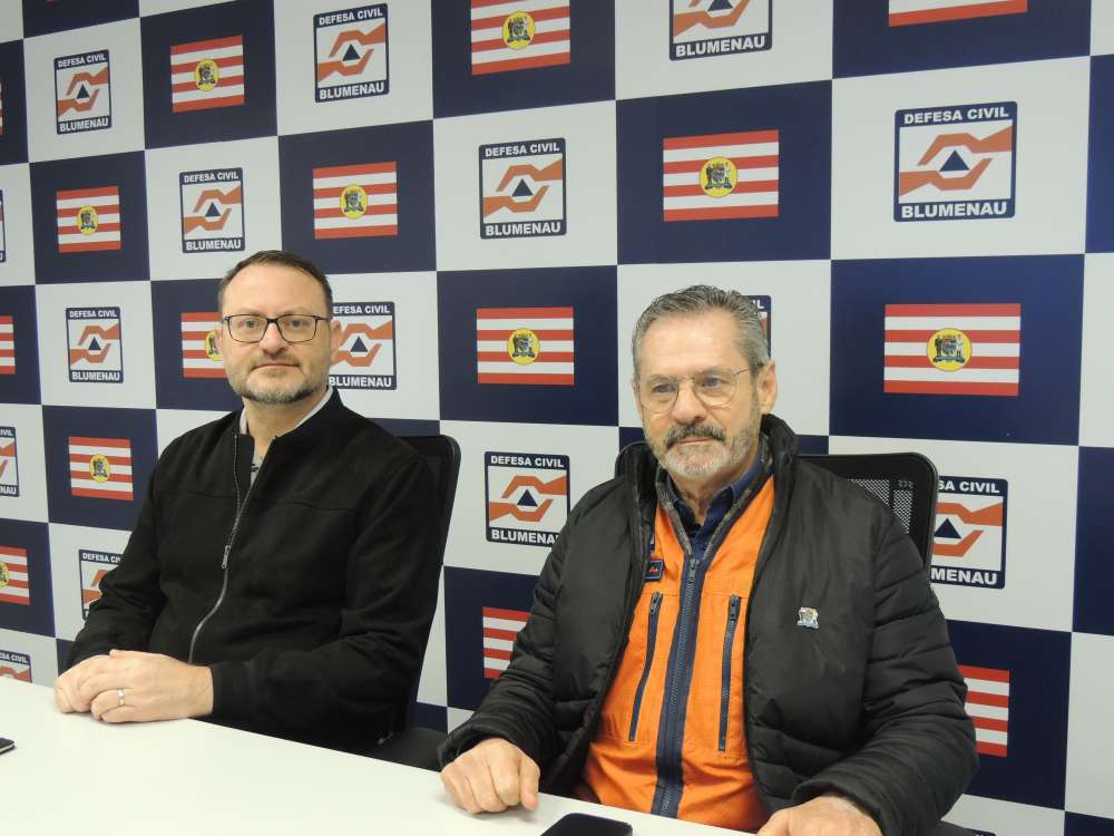 SindsegSC realiza visita institucional à Defesa Civil de Blumenau