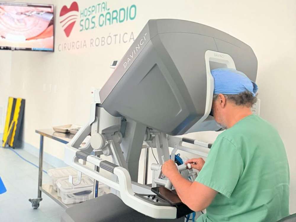 Hospital SOS Cárdio amplia uso da robótica na cirurgia cardíaca em Florianópolis