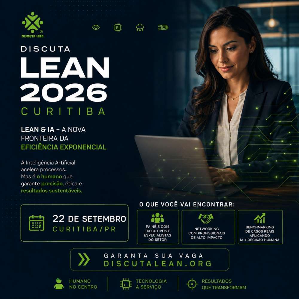 F�rum Discuta Lean Curitiba debate a revolu��o do Human-in-the-Loop e o impacto da IA na excel�ncia operacional