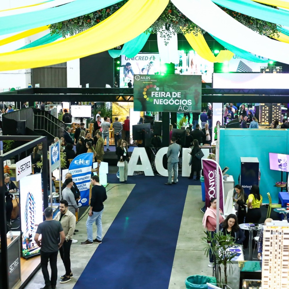 Feira de Negócios ACII abre nesta quinta-feira e reúne mais de 80 empresas em Itajaí