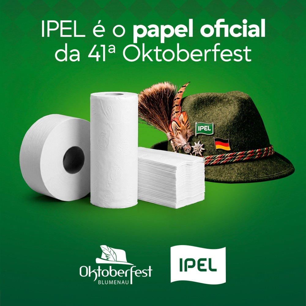 IPEL é novamente o Papel Oficial da Oktoberfest Blumenau e leva novidades para a festa