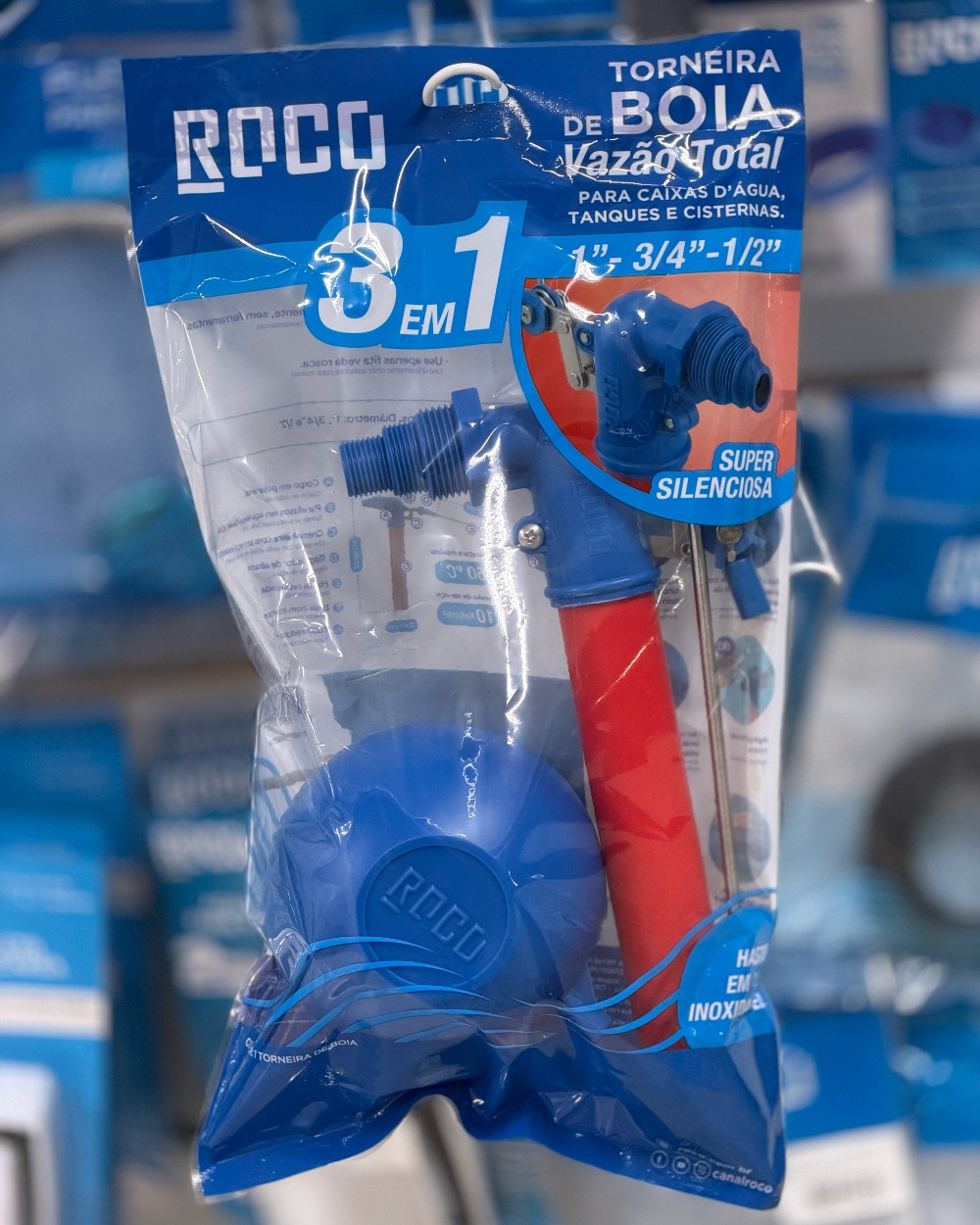 Roco lança boia para caixa-d'água com 3 medidas em um único produto