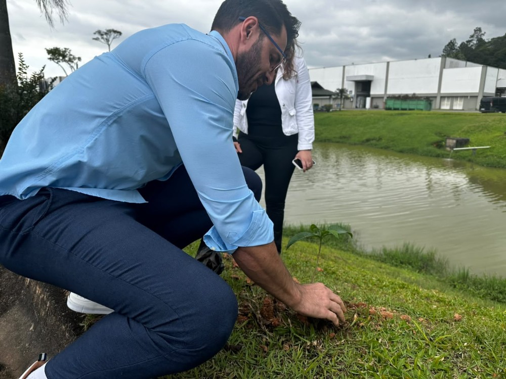 Docol planta 70 árvores em Joinville para marcar os 70 anos da empresa